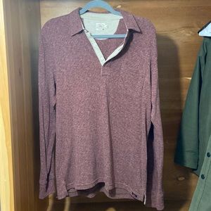 Faherty Long Sleeve Polo